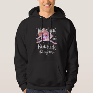 Just A Girl Who Loves Bearded Dragons Flower Liza Hoodie
