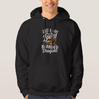Just A Girl Who Loves Bearded Dragons Reptile Mom Hoodie