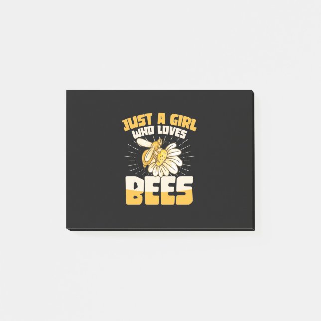Just A Girl Who Loves Bees Post-it Notes (Front)