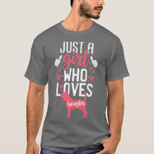 Just a Girl Who Loves Bernese Beagles T-Shirt