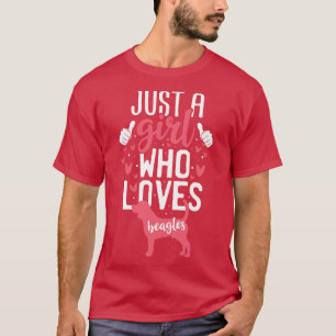 Just a Girl Who Loves Bernese Beagles T-Shirt