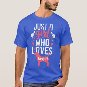 Just a Girl Who Loves Bernese Beagles T-Shirt