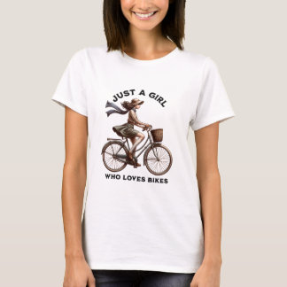 Just A Girl Who Loves Bikes T-Shirt