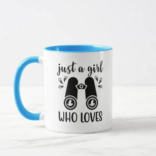 Just A Girl Who Loves Birds Birdwatching Bird Mug