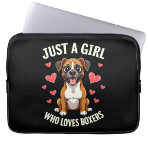 Just a girl who loves Boxers Laptop Sleeve