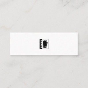 just a girl who loves boxing mini business card