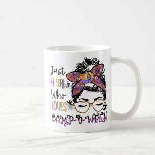 Just a Girl Who Loves Camp-o-ween – Halloween Camp Coffee Mug