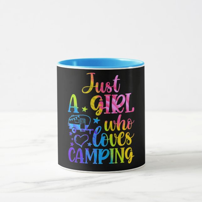 Just A Girl Who Loves Camping    Mug (Center)
