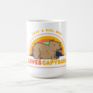Just a Girl Who Loves Capybaras Coffee Mug