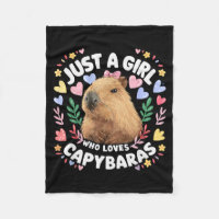 Just A Girl Who Loves Capybaras Cute Capybara Love