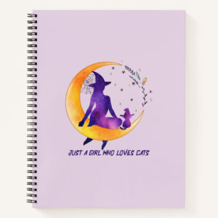 Just A Girl Who Loves Cat Notebook