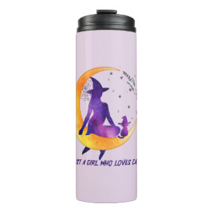 Just A Girl Who Loves Cat Thermal Tumbler