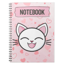 "Just a Girl Who Loves Cats – Cute Cat Notebook"