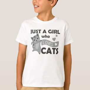 Just a girl who loves Cats Sweet Cat T-Shirt