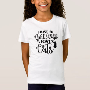 Just a girl who loves cats T-Shirt