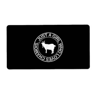 Just A Girl Who Loves Chamois Gift For Women Goat