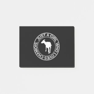 Just A Girl Who Loves Chamois Gift For Women Goat Post-it Notes