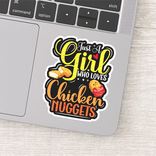 Just A Girl Who Loves Chicken Nuggets Girl Gift (Detail)