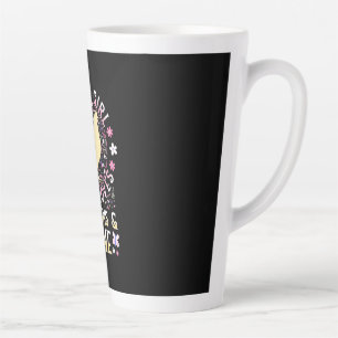 Just A Girl Who Loves Chickens And Wine Latte Mug