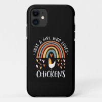 Just A Girl Who Loves Chickens Rainbow Gifts Poult