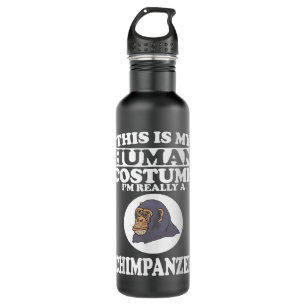 Just A Girl Who Loves Chimpanzees 710 Ml Water Bottle