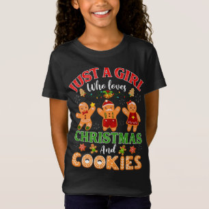 Just A Girl Who Loves Christmas And Cookies Ginger T-Shirt