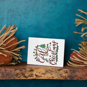 Just A Girl Who Loves Christmas Plaque