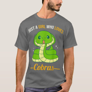 Just A Girl Who Loves Cobras T-Shirt