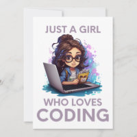 Just A Girl Who Loves Coding Geek Coding Women