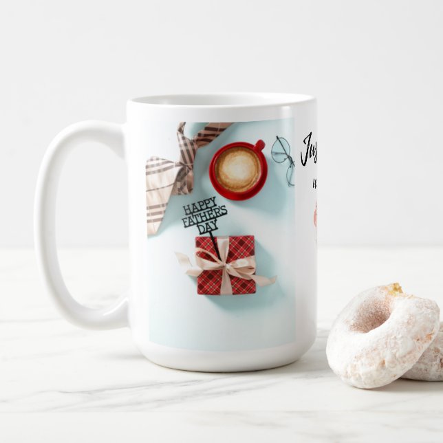 Just a Girl Who loves Coffee Father's Day Mug (With Donut)