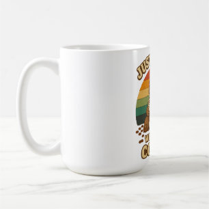 Just A Girl Who Loves Coffee Funny Retro Sloth Mug