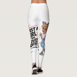 Just a Girl Who Loves Coffee Leggings
