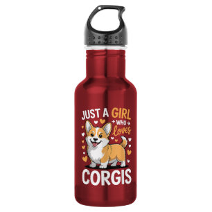 Just A Girl Who Loves Corgis 532 Ml Water Bottle