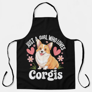 Just a girl who loves Corgis Apron