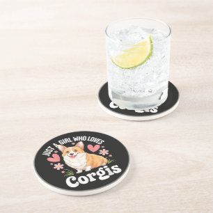 Just a girl who loves Corgis Coaster
