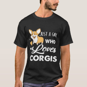 Just A Girl Who Loves Corgis Design  Corgi Mum Pre T-Shirt