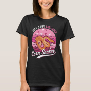 Just a girl who loves Corn Snakes Girl T-Shirt