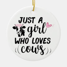 Just a girl who loves cows