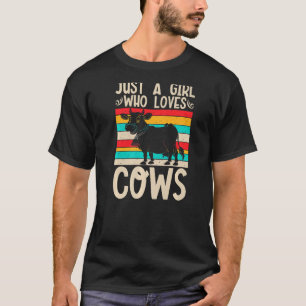 Just a Girl who loves Cows Harvest Farming Barn Ca T-Shirt