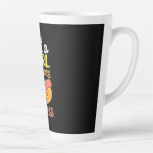 Just A Girl Who Loves Dachshund Dog Latte Mug