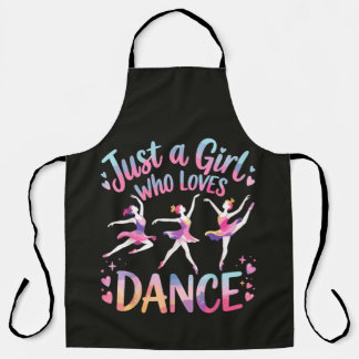 Just a Girl Who Loves Dance Apron