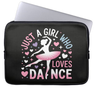 Just a Girl who Loves Dance Laptop Sleeve