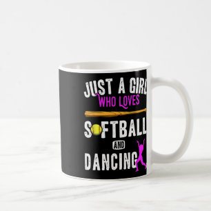 Just A Girl Who Loves Dancing And Softll Kids Funn Coffee Mug