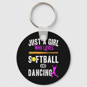 Just A Girl Who Loves Dancing And Softll Kids Funn Key Ring