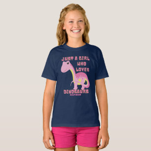 Just a Girl Who Loves Dinosaurs T-Shirt