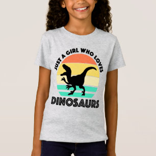 Just A Girl Who Loves Dinosaurs T-Shirt