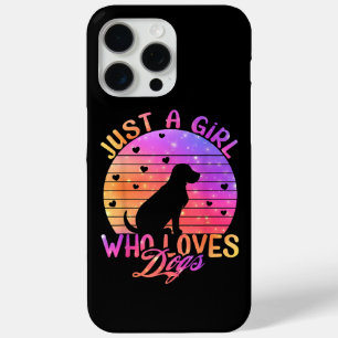 Just A Girl Who Loves Dogs iPhone 15 Pro Max Case