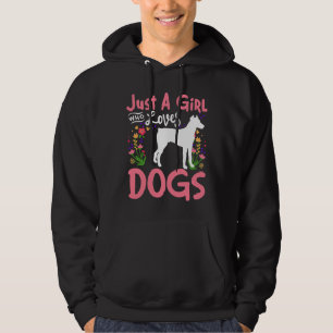 Just A Girl Who Loves Dogs Doberman 289 Hoodie