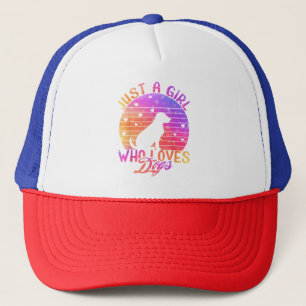 Just A Girl Who Loves Dogs Trucker Hat