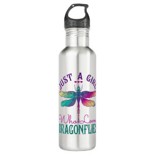 Just a Girl Who Loves Dragonflies 710 Ml Water Bottle